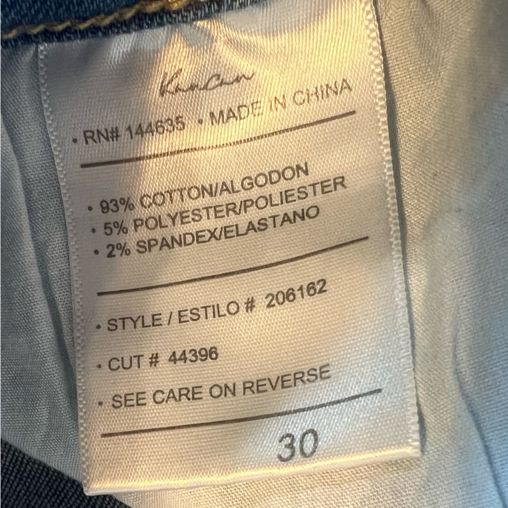 KanCan Exclusively for Maurice’s High Rise Ripped Capri Denim Jeans Size 30 - Picture 6 of 9